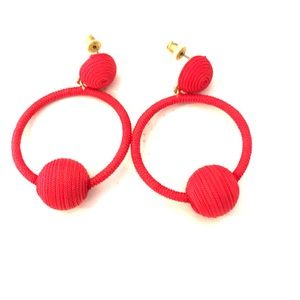 Hot pink LOFT earrings